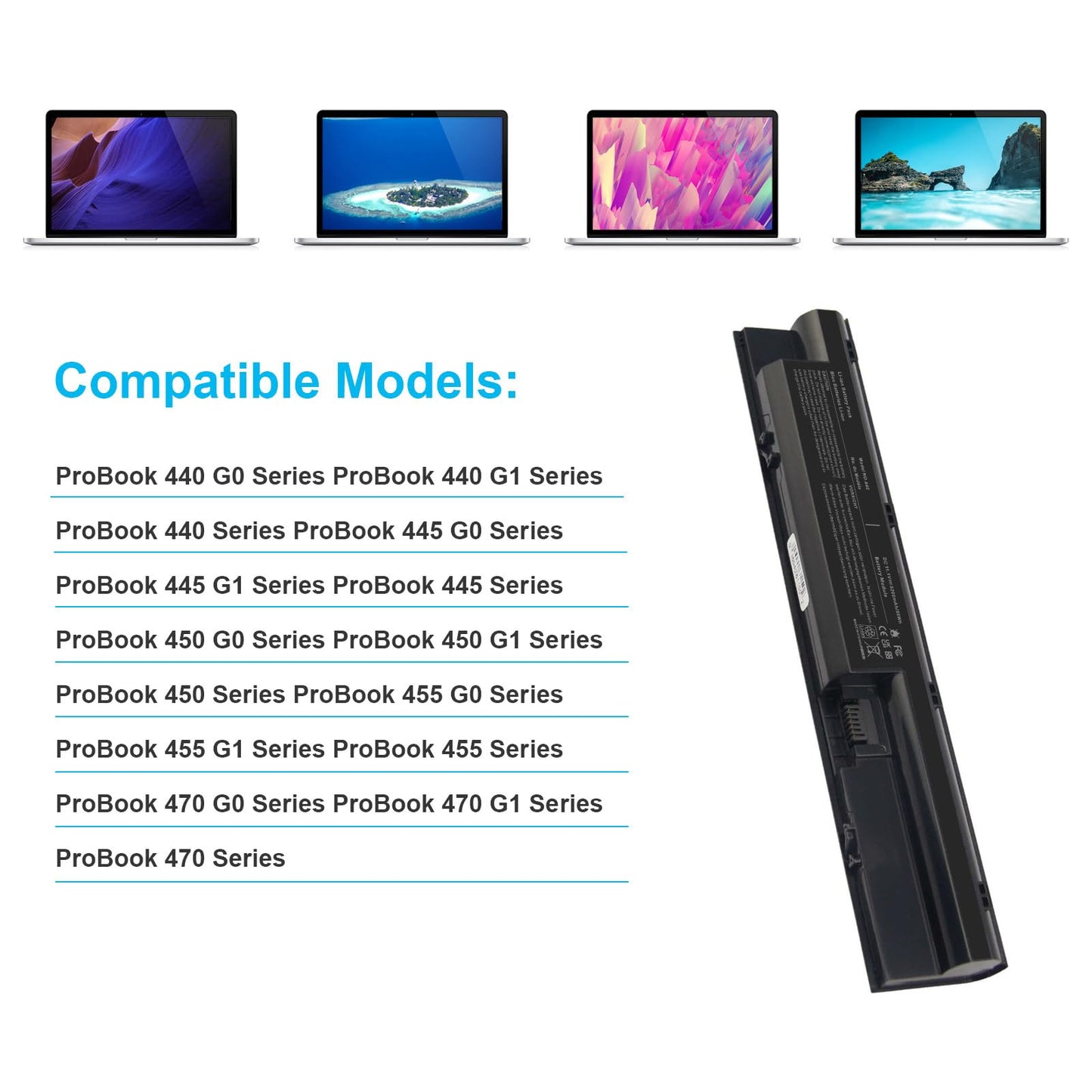 Fancy Buying Laptop Battery for HP Probook 440 450 445 470 455 G0 G1 708457-001 708458-001 Fp06 Fp09 H6l26aa,h6l27aa Hstnn-ib4j Hstnn-lb4k Hstnn-ub4j