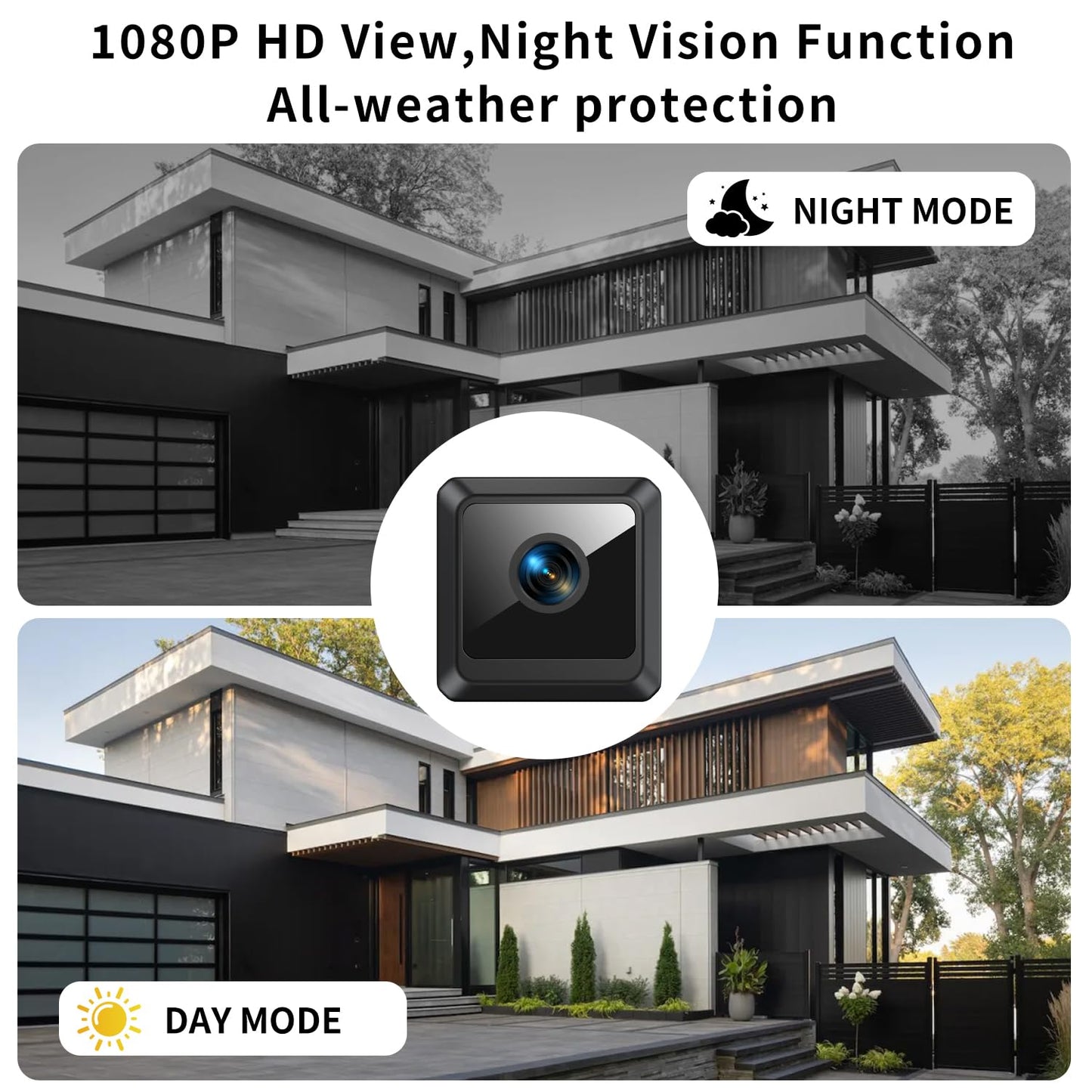 Mini Hidden Camera WiFi Wireless - Indoor Security Camera with Motion Detection, Night Vision, App Control, SD Card Storage - Compact Camera for Home