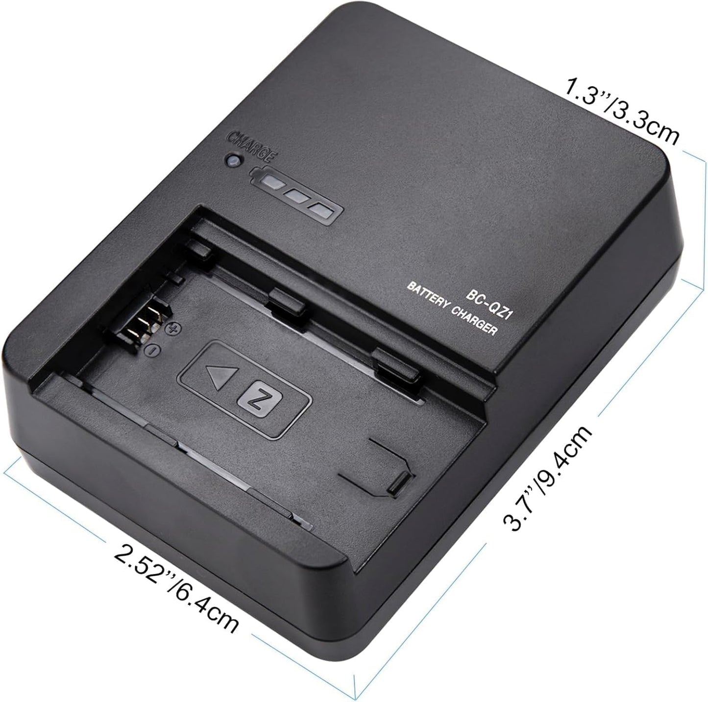 BC-QZ1 Battery Charger for Sony NP-FZ100 Battery Compatible with Sony z-Series ZV-E1 FX3 FX30 A1 A6600 A6700 A7C A7C II A7CR A7S A7S III A7 III A7R