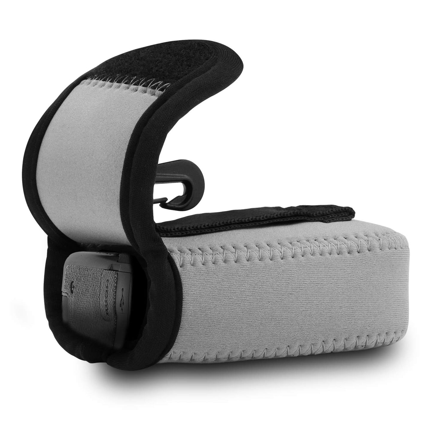 MegaGear Ultra Light Neoprene Camera Case Compatible with Fujifilm XF10, Gray, Compact (MG1539), PU Leather
