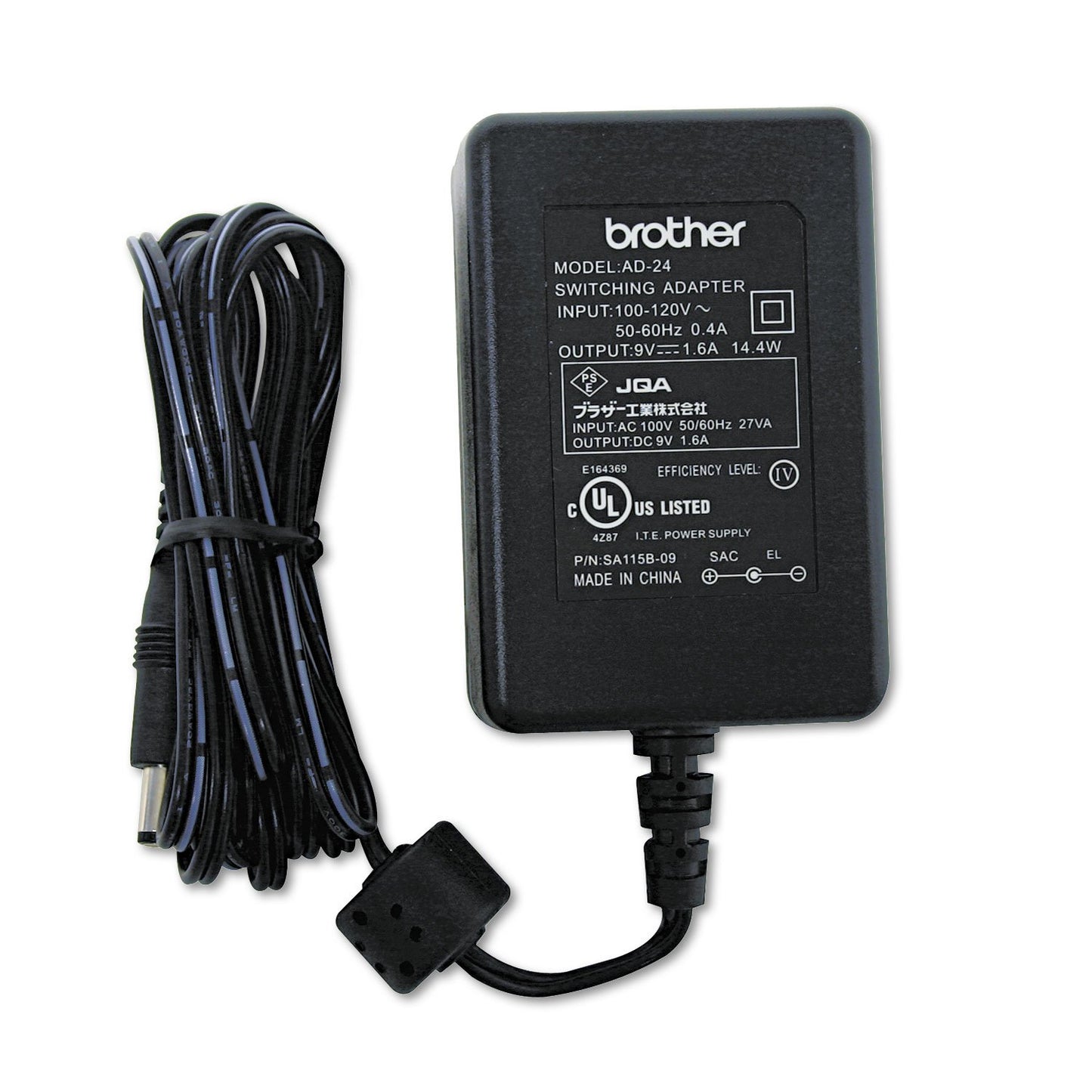 Brother PowerPayless.com 9V AC Adapter Replace AD-24 AD24 AD-24ES AD24ES for Brother P-Touch Label Printer