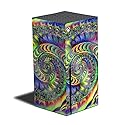 MightySkins Glossy Glitter Skin Compatible with Xbox Series X - Acid | Protective, Durable High-Gloss Glitter Finish | Easy to Apply, Remove,