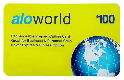 Phone Card for International & Domestic Calls, Prepaid Calling Card for Any Phones & Payphones | $100 USD