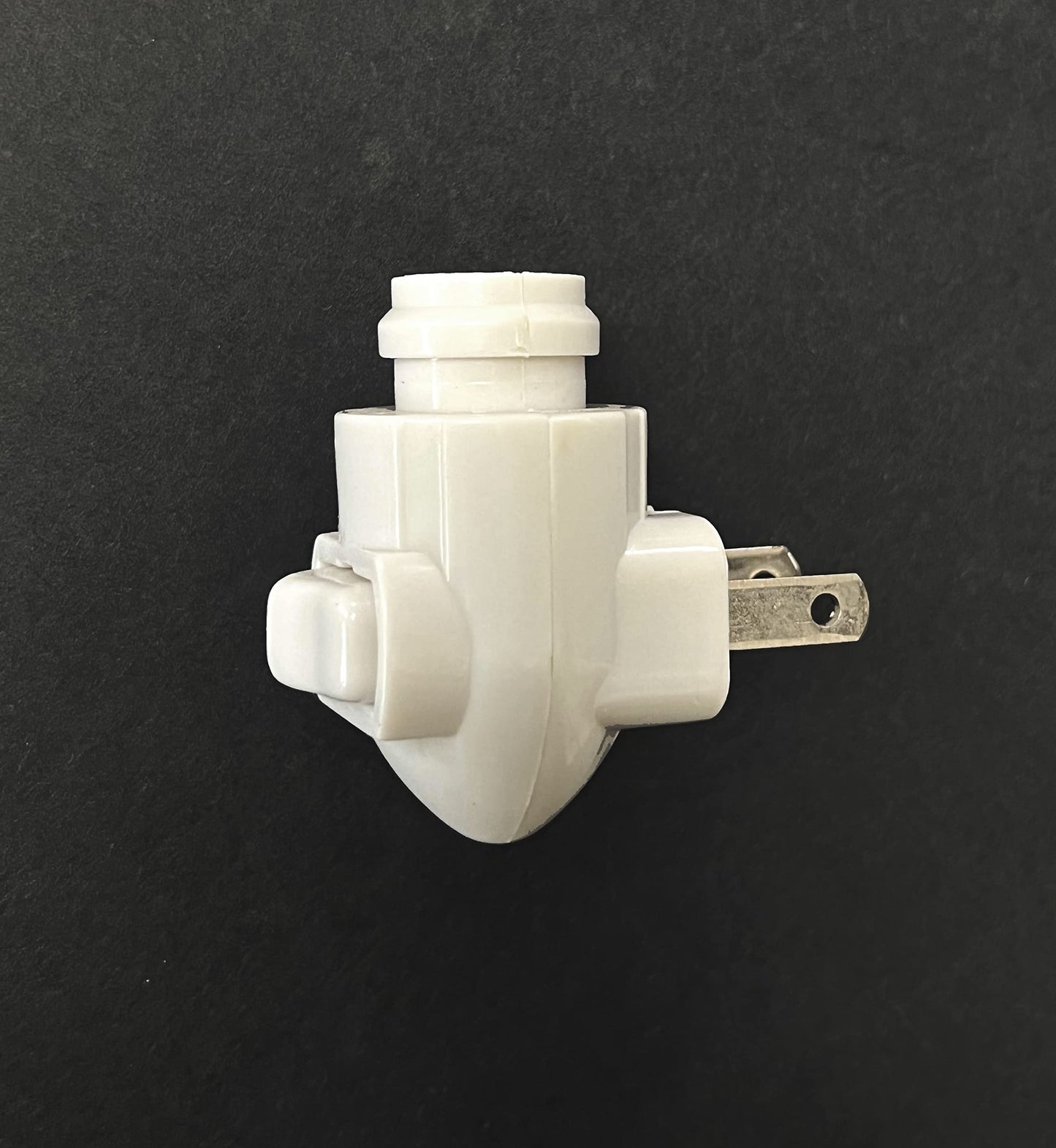 The Porcelain Garden Night Light Plug with Switch, White, Replacement Plug, E12, on/Off Toggle, for DIY Night Light Projects