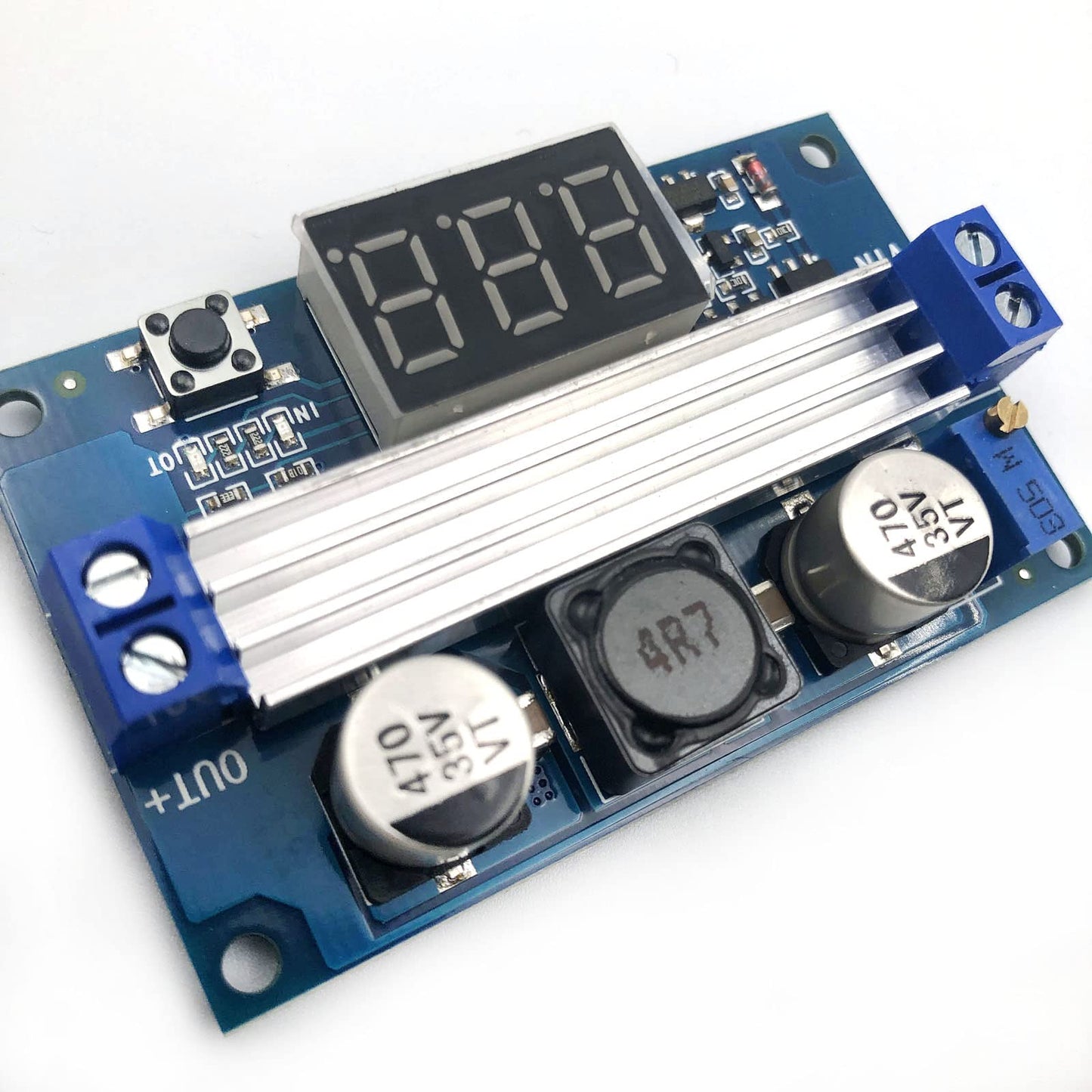 FainWan 2pcs LTC1871 DC-DC Boost Step-up Voltage Converter Module 100W High Power Adjustable Output 3.5-35V Power Regulator Board with LED Voltage…