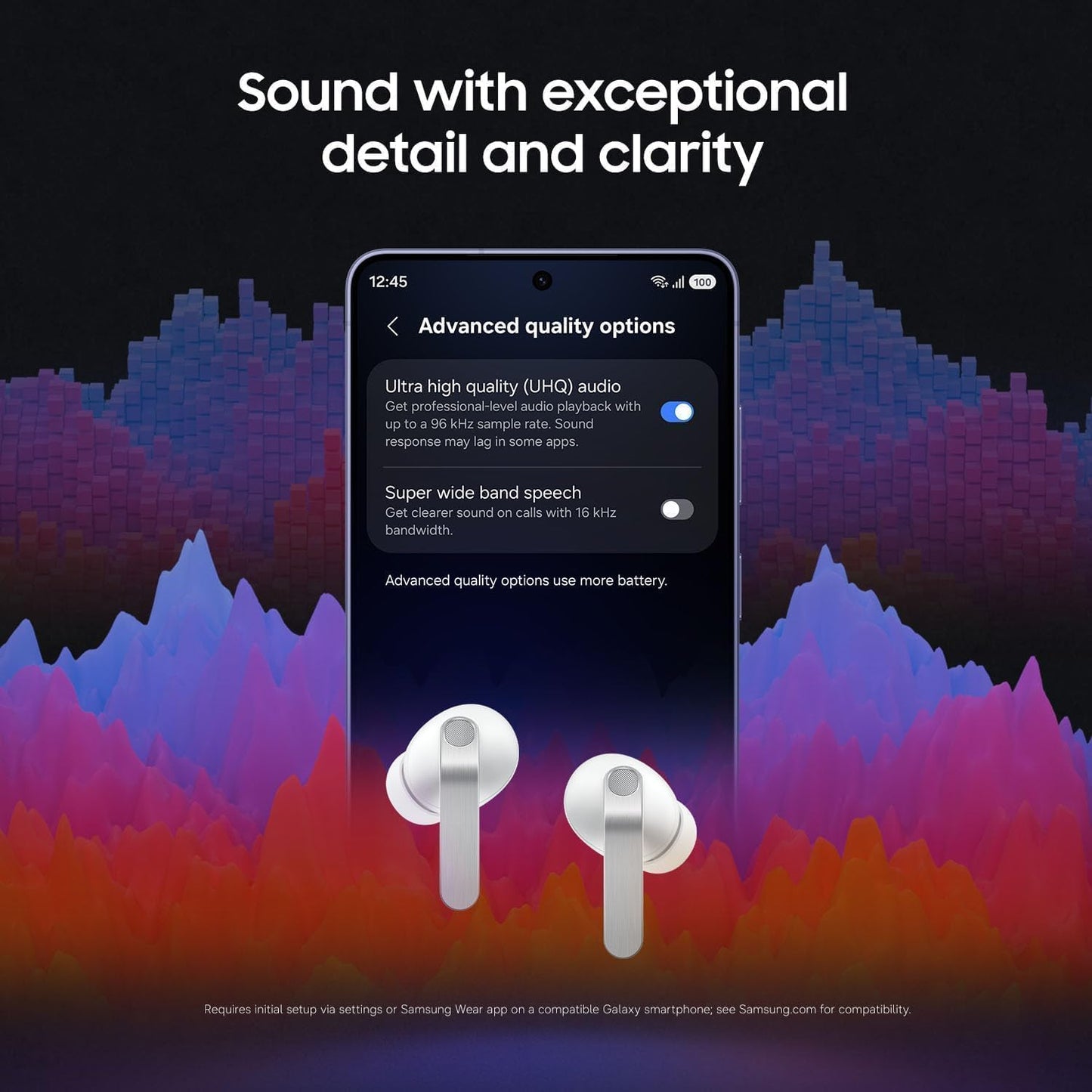 Samsung Galaxy Buds 4 Pro (2026) AI True Wireless Bluetooth Earbuds, Black