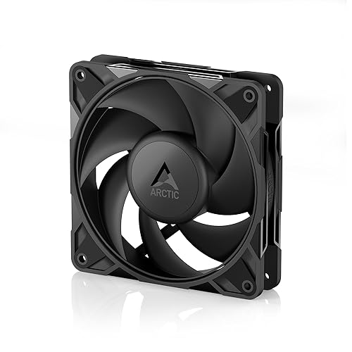 ARCTIC P12 Pro PST CO - Powerful Premium Fan for Continuous Operation, 120 mm PWM Fan with Y-Cable Splitter, 400-3000 RPM, 0 RPM <5% PWM, Dual Ball