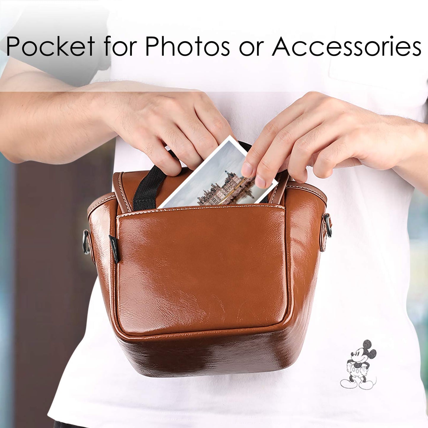 Fintie Camera Bag Compatible with Polaroid Now+ Generation 3/2/1 I-Type, Polaroid Now Gen 3rd/2nd/1st, OneStep 2 VF, I-2 Instant Film Camera Travel