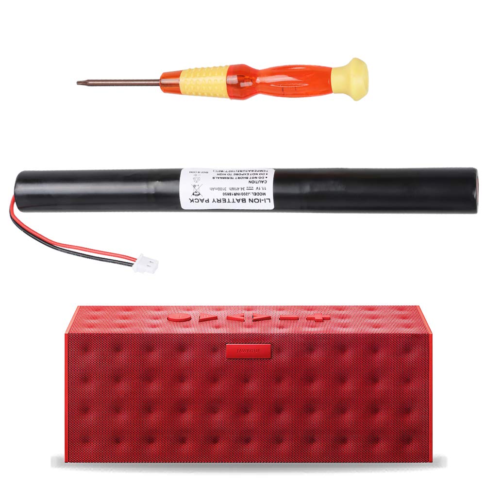 Battery for Big Jambox Speaker Kratax 3100mAh 11.1V Replacement Battery for Jawbone Big Jambox J2011-01-US, J2011-03-US, J200/ICR18650F1L