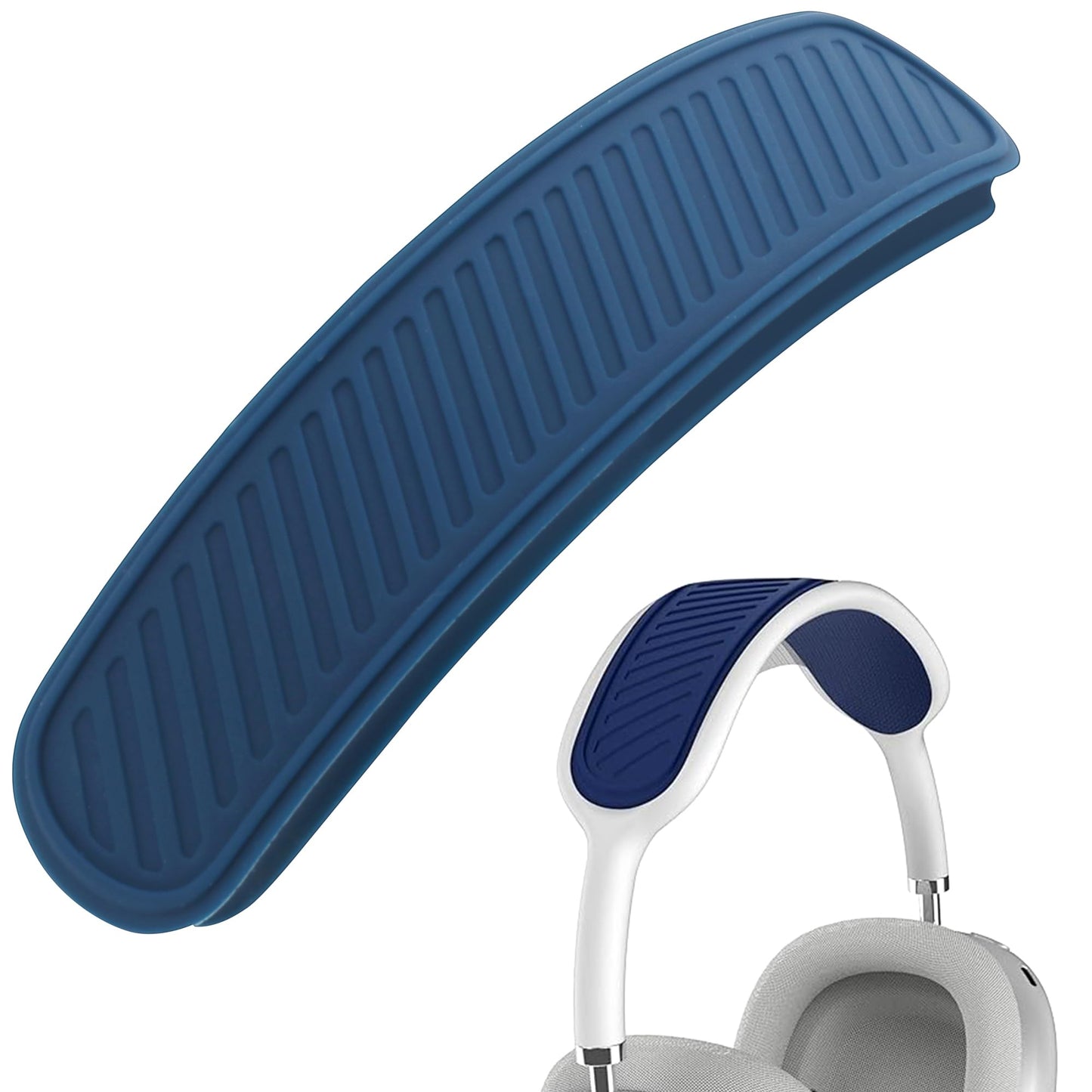 Silicone Headband Cover Replacement Headband Cushion Washable Head Top Pad Protector Compatible with Apple AirPods Max Headphones Soft & Comfort