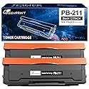PB-211 PB-210E Compatible Toner Cartridges 1600 Pages 2 Blacks for M6552NW M6602NW M6500NW M6550NW M6600NW P2500 P2500W P2502 P2502W P2511W P2516