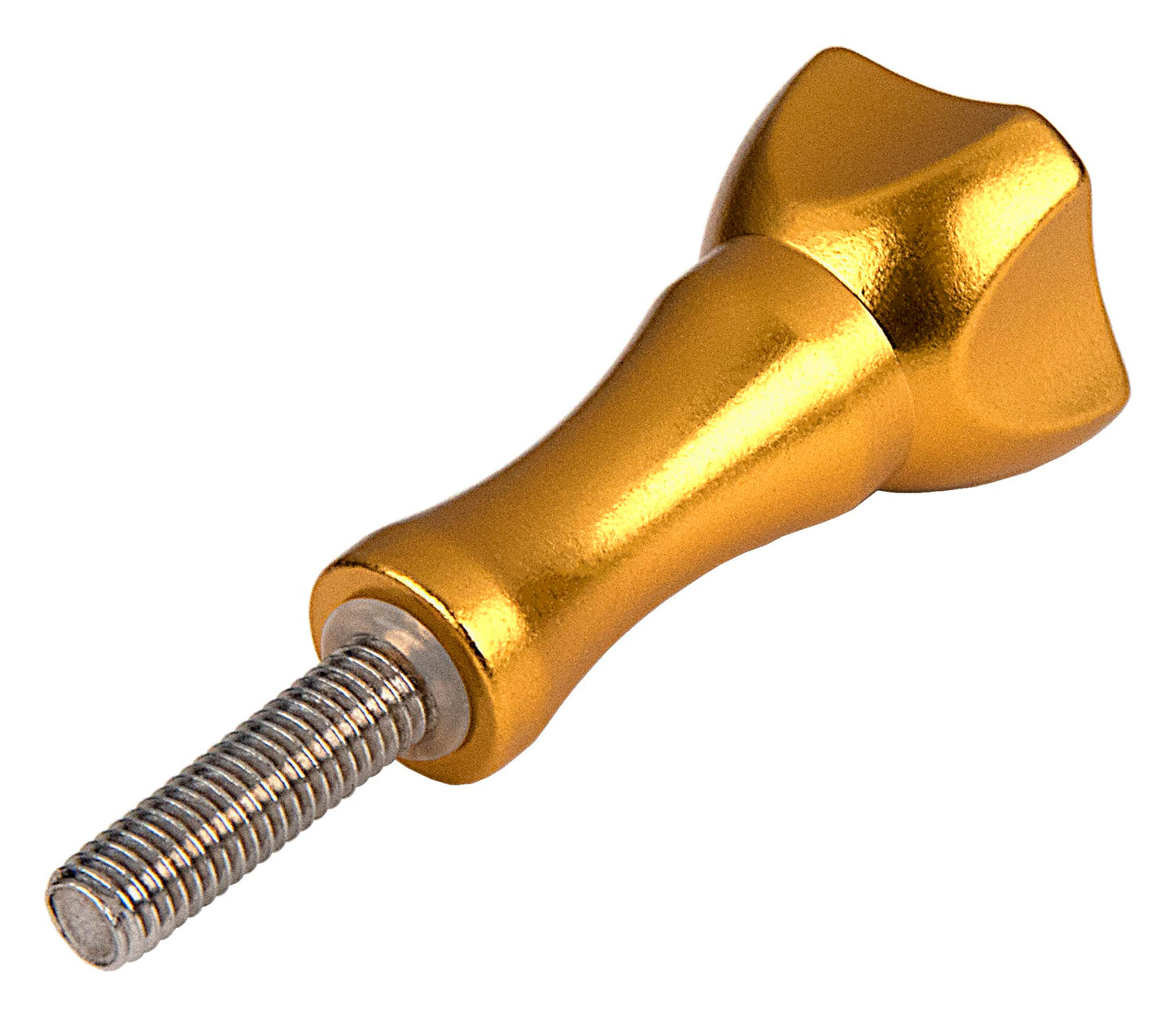 Fotodiox GoTough 35mm Gold Metal Thumbscrew Compatible with GoPro HERO3, HERO3+, HERO4, HERO5, HERO6, HERO7 2-Prong Mounting System Pro