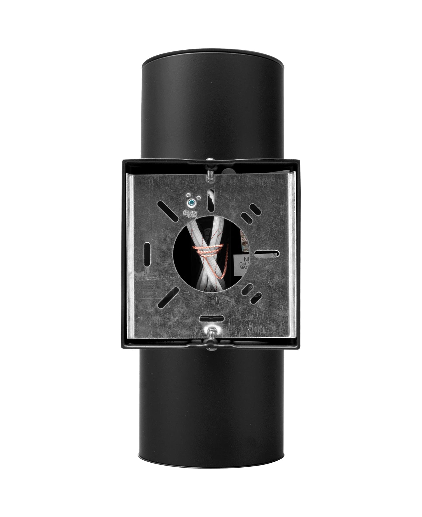 NICOR Lighting 12 inch Black Up and Down Cylindrical Bullet Light (50102BK)