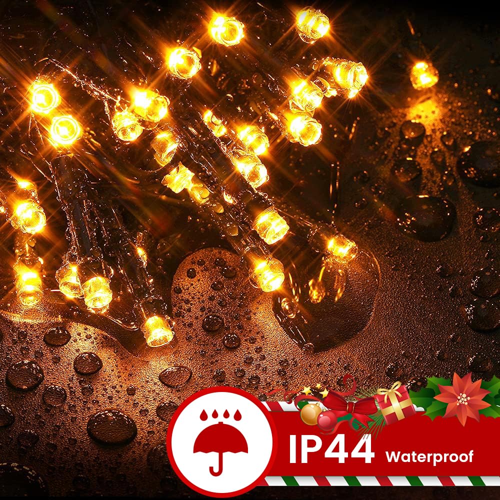 Areker 82ft 1000LED Christmas Lights Outdoor Indoor, Green Wire Christmas String Lights Plug in, Ultra Bright 8 Modes Waterproof Fairy Lights for Xmas