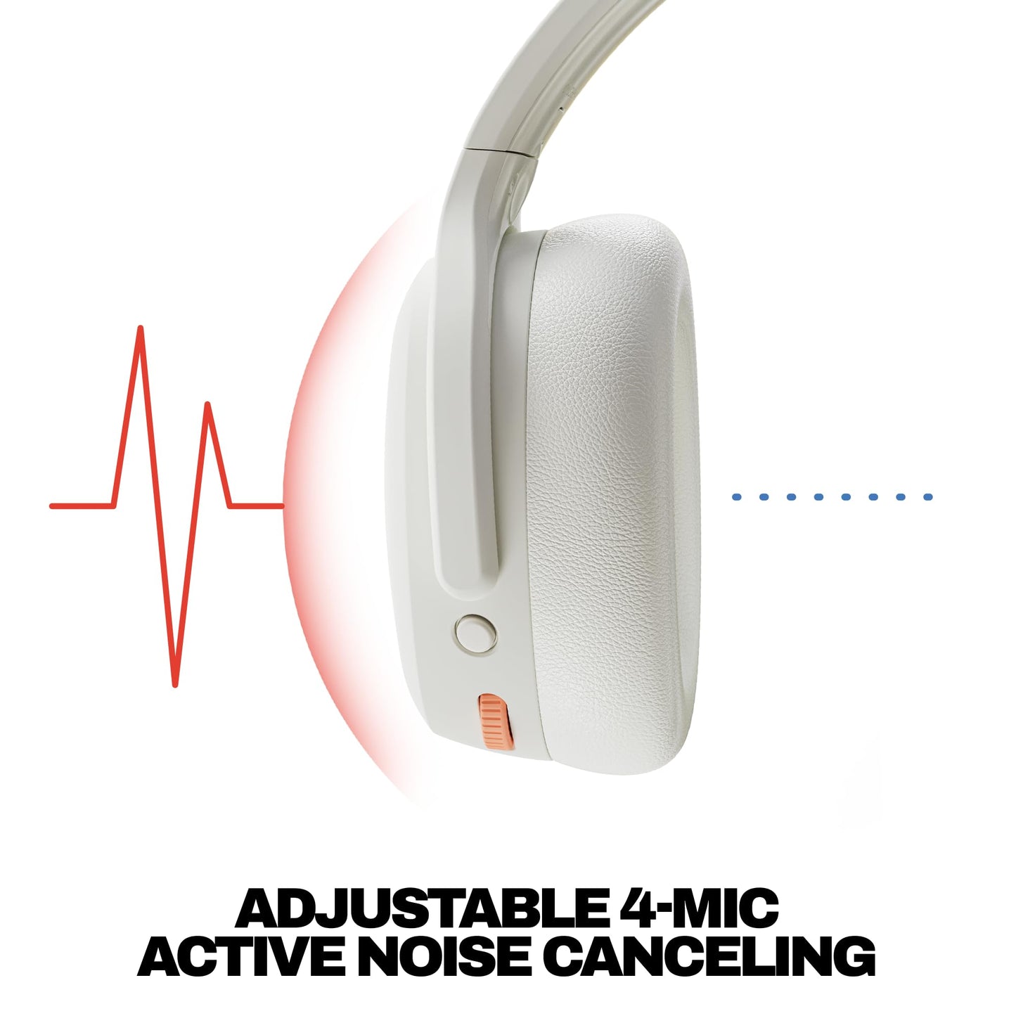 Skullcandy Crusher ANC 2 Wireless Over-Ear Bluetooth Headphones with Extra USB-C Charging Cable, Multi-Sensory Bass, Active Noise Cancelling, 60…