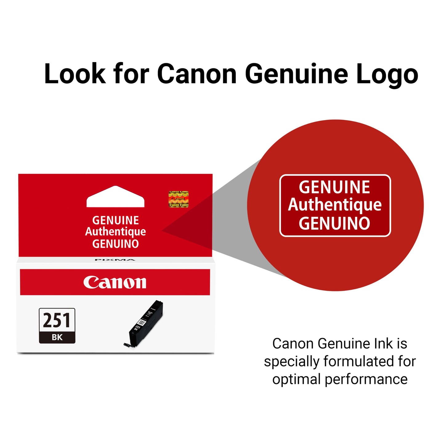 Canon CLI-251 BK/CMY 4PK Compatible to MG6320, iP7220, MG5420, MX922, MG7120, MG6420, MG5520, iX6820, iP8720, MG7520, MG6620, MG5620