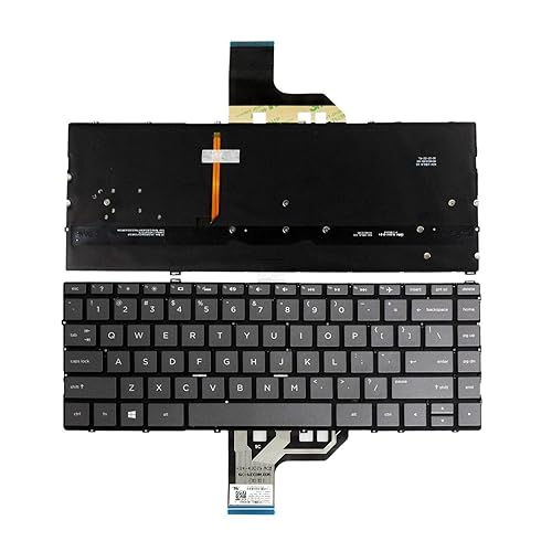 New US Brone English Backlit Laptop Keyboard (Without palmrest) Replacement for HP Spectre 13-W 13-W030CA 13-W053NR 13-w055nr 13t-w 13-W010ca