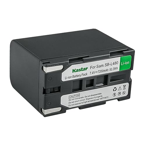 Kastar 1-Pack Battery Replacement for Samsung SB-L160 SBL160, SB-L320 SBL320, SB-L480 SBL480, SB-L110A SBL110A Battery, Samsung VP-W87 VP-W87D VP-W90