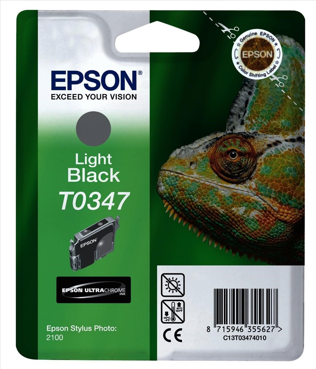 Epson Stylus Photo Printer Original Ink Inkjet Print Cartridge T0347 Light Black