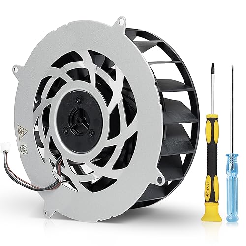 Gorliskl Replacement Internal Cooling Fan for PlayStation 5 ps5 Slim Console