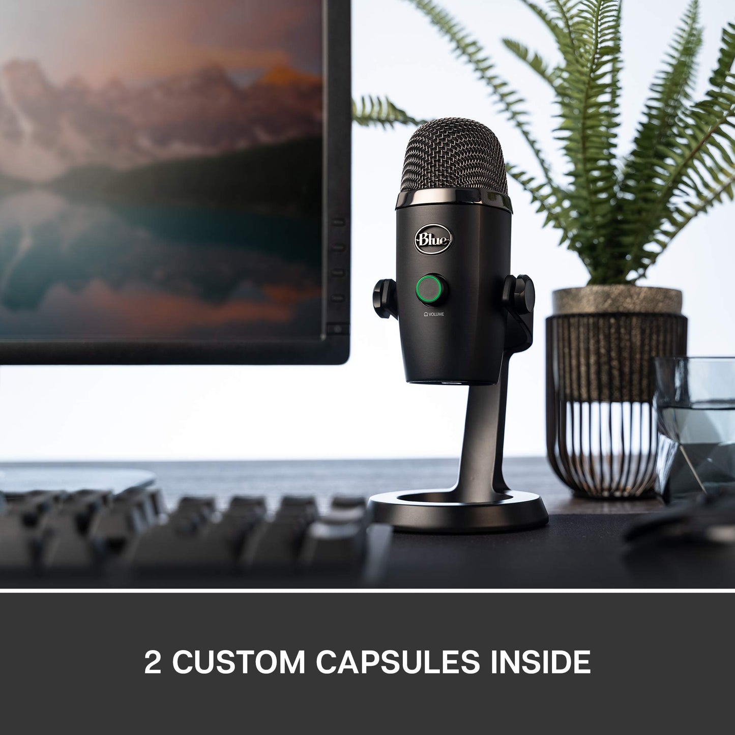 Logitech for Creators Blue Yeti Nano USB Microphone for Gaming, Streaming, Podcasting, Twitch, YouTube, Discord, Recording for PC and Mac, Plug & Play