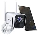 Kittyhok 2K Solar Security Camera Outdoor | 4MP FHD Wireless Security Camera, Solar Battery Powered, Smart Detection, Night Vision, and Weatherproof