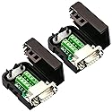 CenryKay DB9 Solderless Connector?2PCS DB9 Female Breakout Connector 9-pin Port Terminal Female Connector Breakout with Nut