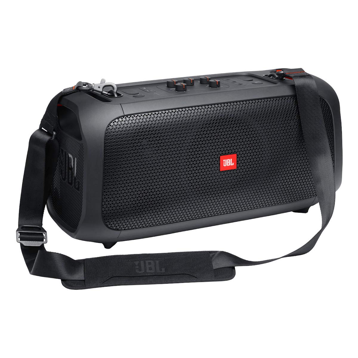 JBL PartyBox On-The-Go Powerful Portable Bluetooth Party Speaker with Dynamic Light Show, black