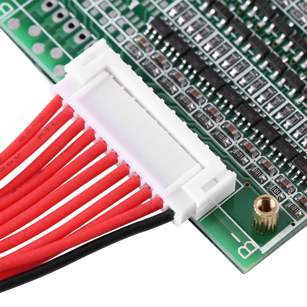 Lazmin 36V 35A 10S Li ion Battery Board PCB with Balancing for Ternary Cobalt Cells, Manganese Batteries and Cobalt Batteries.