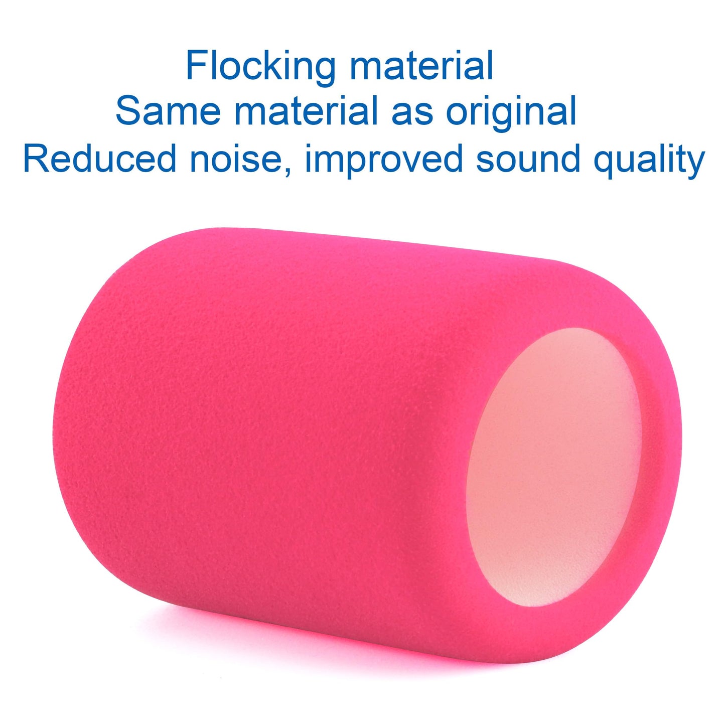 LEFXMOPHY Hot Pink Pop Filter for Rode PodMic and PodMic USB Microphone Windscreen Flocking Process Mic Cover