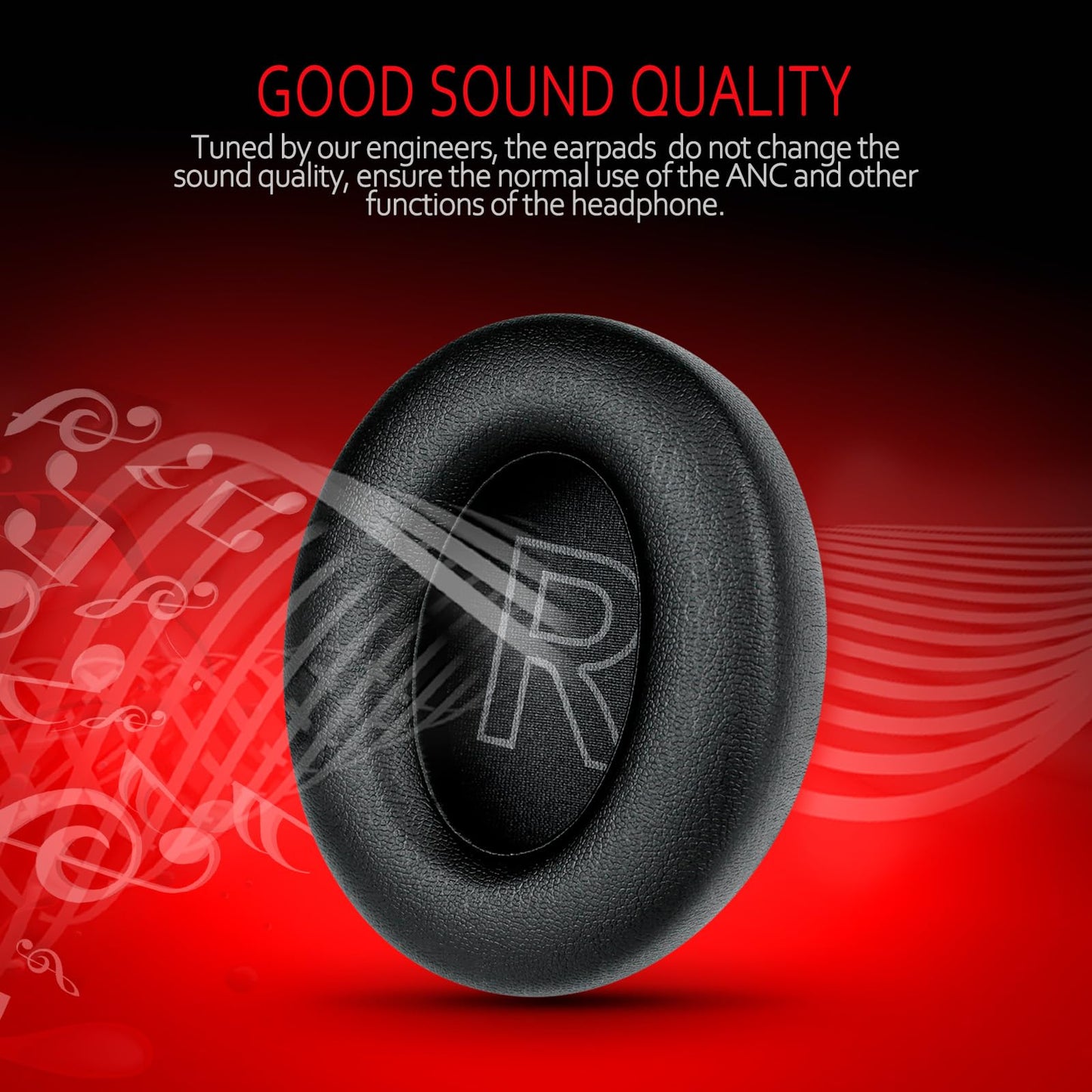 Krone Kalpasmos Soundcore Replacement Ear Pads - Fits Soundcore Life Q20 Replacement Ear Pads, Soft Memory Foam Soundcore Q20 Replacement Ear Pads