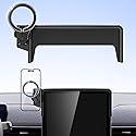 pop-tech Magnetic Car Mount Compatible with 2021-2026 Ford Mustang Mach-E, Strong Magnets Cell Phone Holder for MagSafe, Auto Accessories Touch Screen