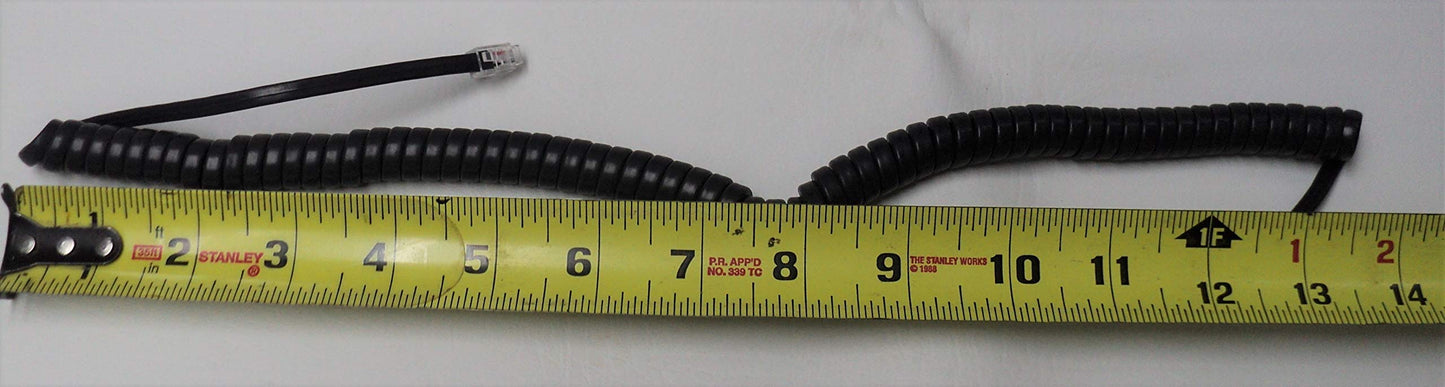 5-Pack of Gray 9 Ft Short Handset Receiver Cords Compatible with Cisco IP Phone 7800 7900 8800 SPA Series 7841 7861 7940 7942 7960 7962 8811 8841 8851