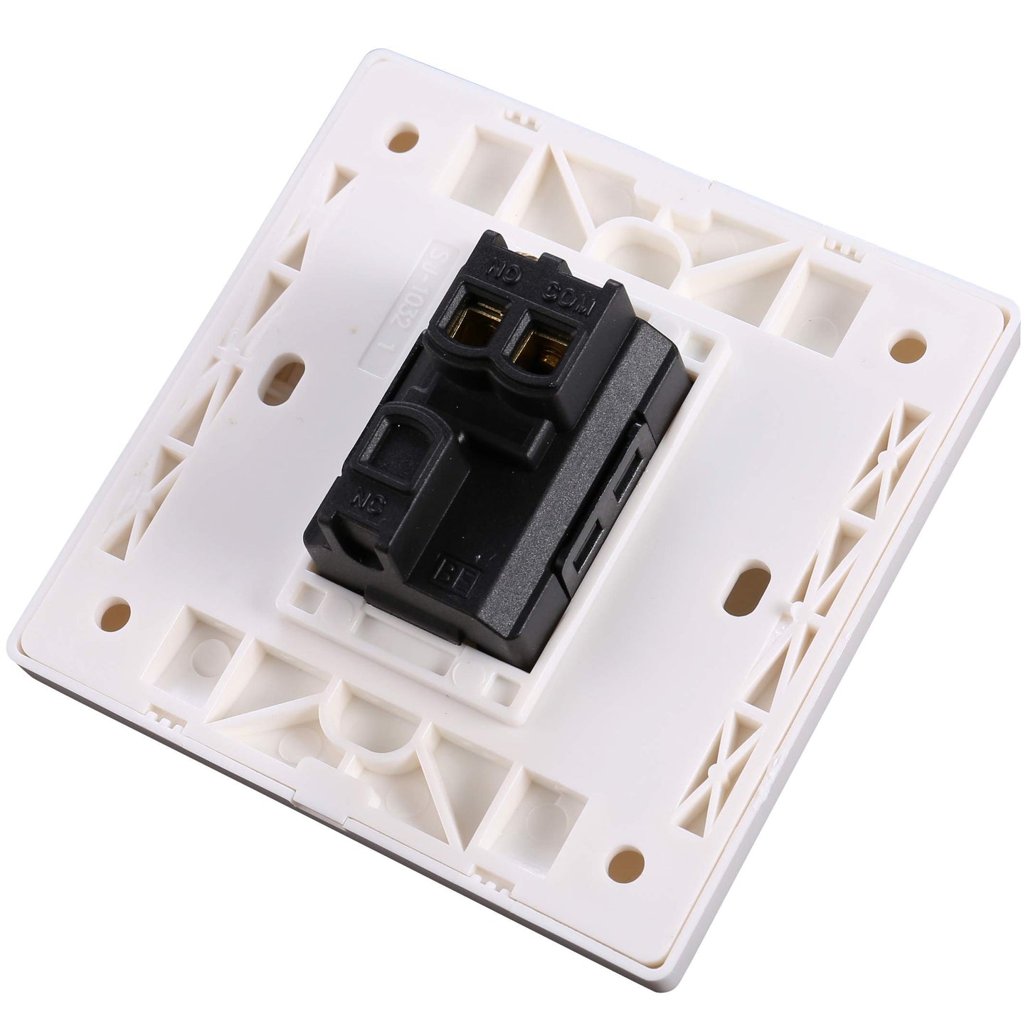 UHPPOTE DC12V Push Exit Release Button Square Rocker Switch - Flush-Mounted for Door Access Control System (Pack of 4)