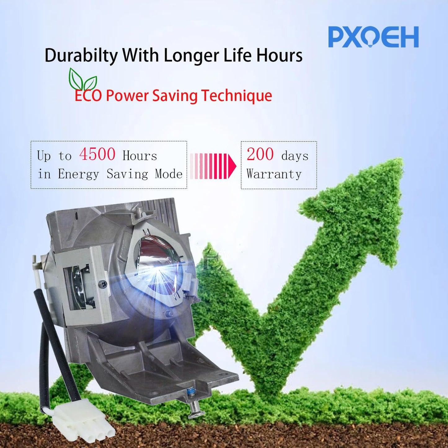 PXOEH A+ Quality RLC-117 Replacement Projector Bulb Lamp for Viewsonic PG705HD PG705WU PX727-4K PX747-4K with Housing