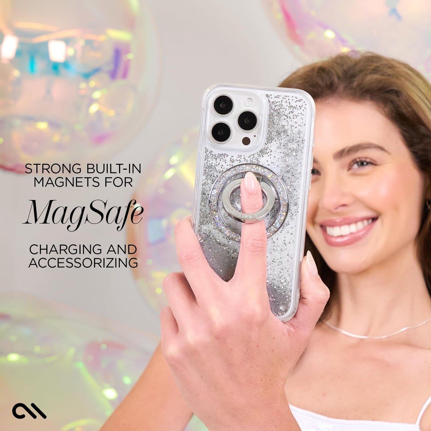 Case-Mate iPhone 16 Pro Case - Silver Waterfall