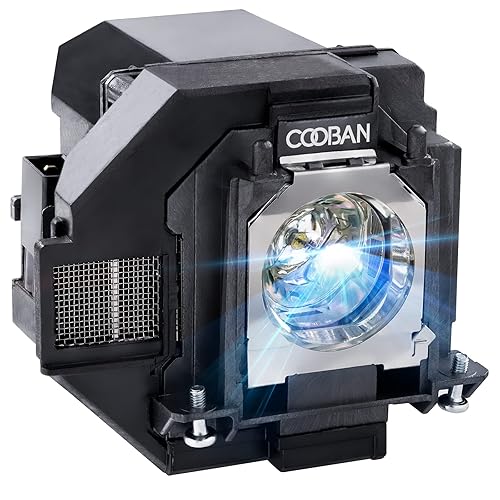COOBAN ELPLP96 /V13H010L96 Replacement Projector Lamp Bulb with Housing for Epson VS250 VS355 VS350 EX5260 EH-TW650 EB-S41 Powerlite Home Cinema 2150