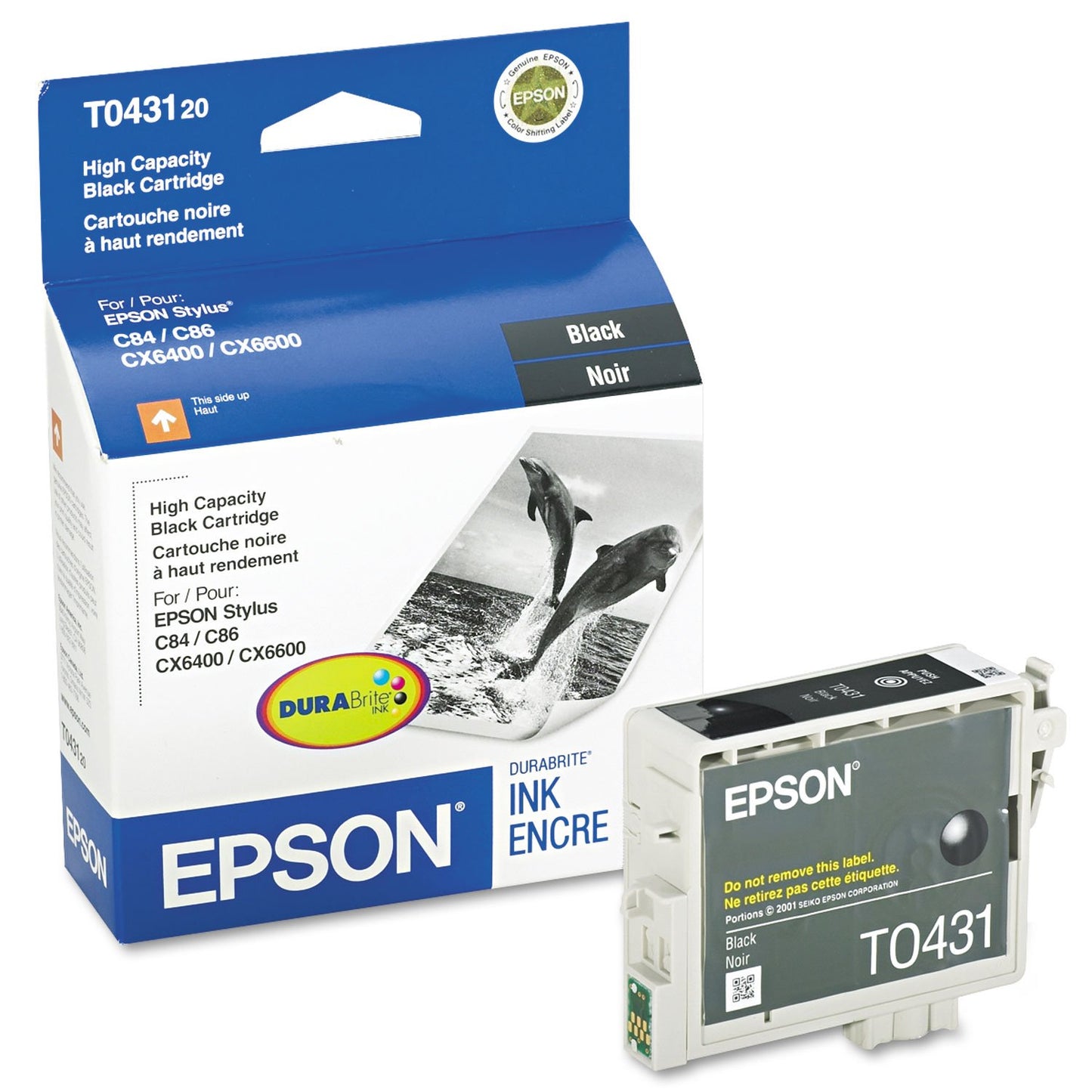 Epson DURABrite Inkjet Cartridge Black T043120