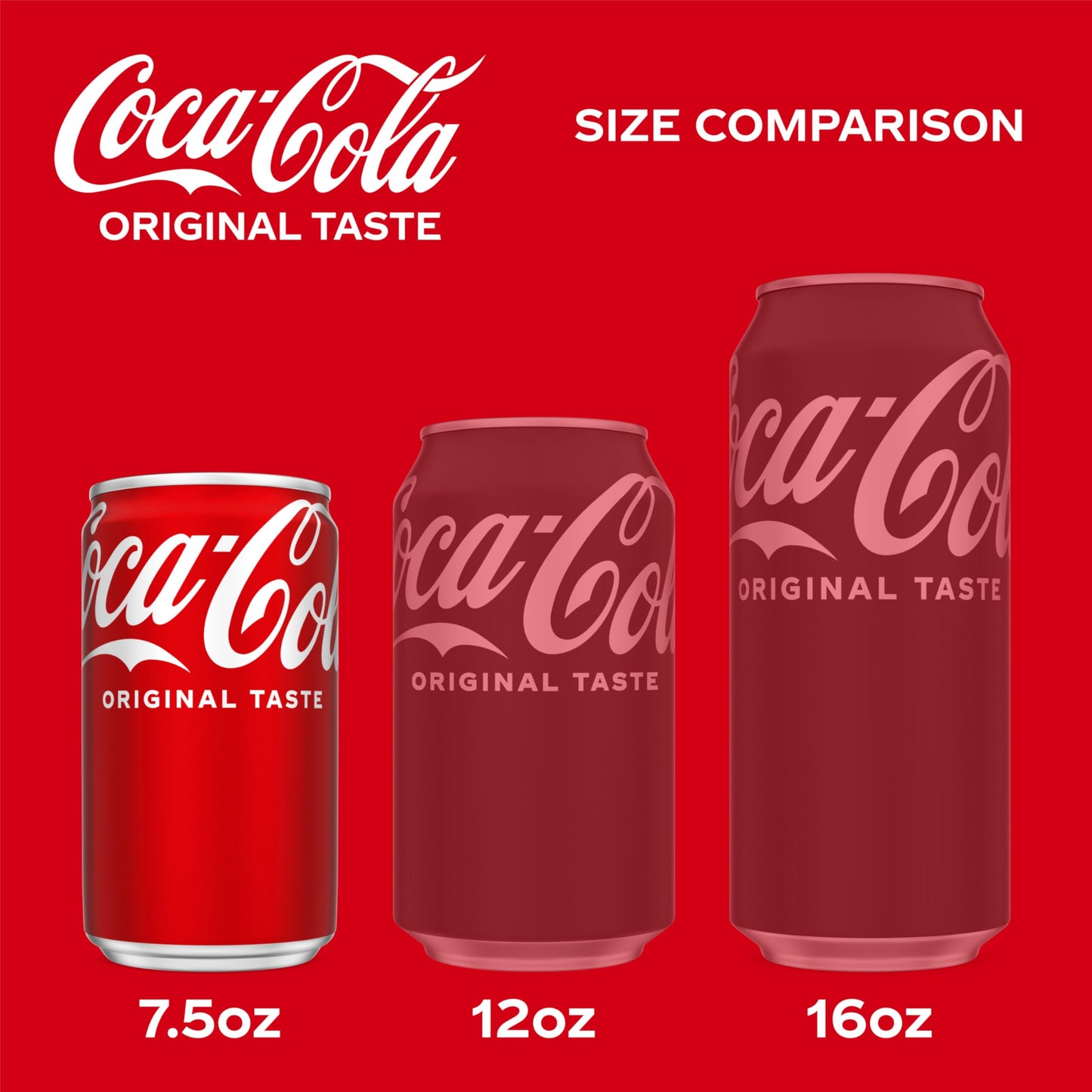Coca-Cola Fridge Pack Soda Soft Drinks, 7.5 fl oz Cans, 10 Pack - Mini Soda Cans