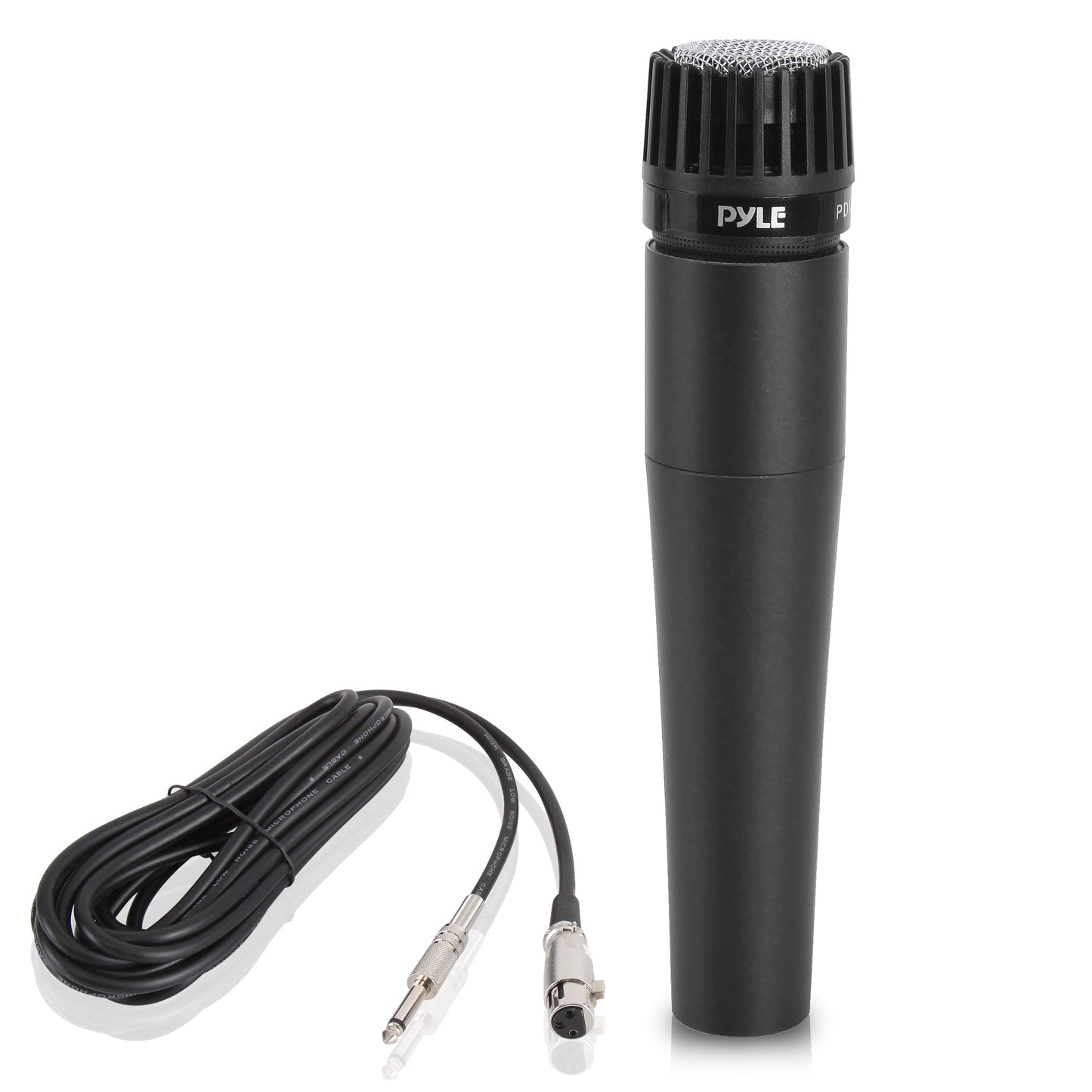 PylePro Dynamic Handheld Microphone, Professional Moving Coil Mic with Built-in Pop Filter, Wide Frequency Response, High Signal Output, Rugged