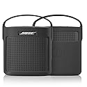 TXEsign Protective Silicone Stand Up Case with Handle Compatible with Bose SoundLink Color Speaker II?Dark Gray