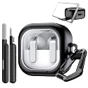 TiMOVO Clear Case for Galaxy Buds 4 & Galaxy Buds 4 Pro (2026) with Secure Lock, TPU Hard Shell Transparent Cover for Samsung Buds 4 Pro with Phone