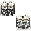 (2 Pack) JacobsParts 48W Dual USB QC 3.0 Fast Charge Step-Down Buck Module Power 12V 24V DC Input
