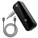Aux Bluetooth Adapter Portable 3.5mm Blue-tooth Aux Adapter for Car 2 in 1 Wireless Bluetooth Receiver for Car/Home/TV