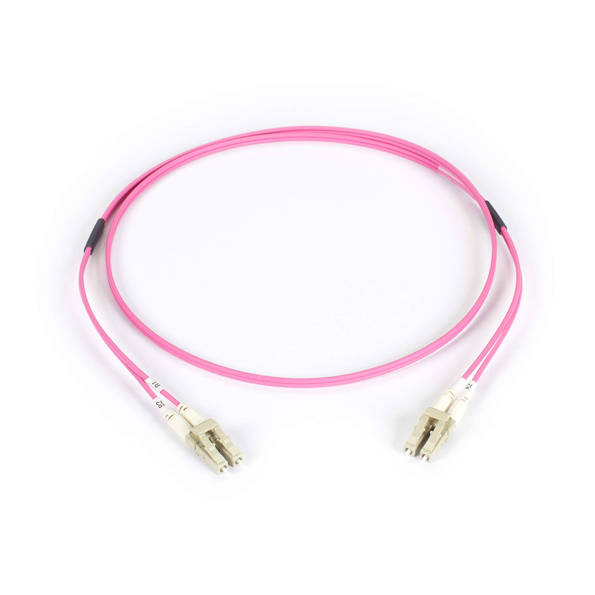 Om4 50/125 Multimode Fiber Optic Patch Cable - Lszh, Lc-Lc, Erika Violet, 1-M (3