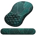 Mouse Pad Wrist Support, Laokiiy 2 in1 Keyboard Wrist Rest+ Ergonomic Mouse Pad, Non-Slip Wrist Rest for Computer Keyboard, Made Easy Typing & Relieve