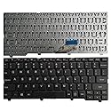 Laptop Replacement Keyboard Fit Lenovo IdeaPad 110S-11IBR 110S-11AST 5N20M53663 LCM15J13U4-H274 63411202900700 US Layout (Black)
