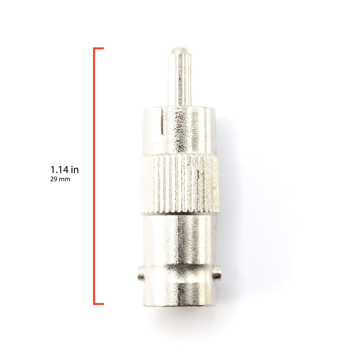 THE CIMPLE CO - RCA and BNC Coaxial Adapter - BNC Female to RCA Male Connector, Adapter, Coupler, and Converter - for RG11, RG6, RG59, RG58, SDI, HD