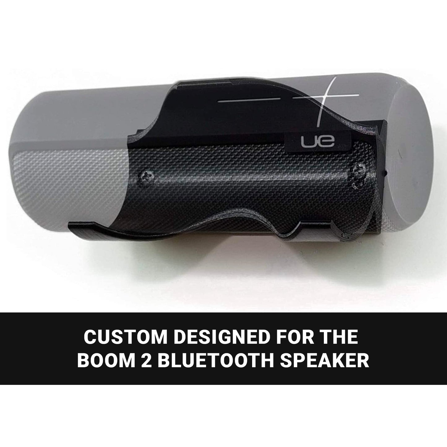 Spartan Mounts Compatible with Ultimate Ears Boom 2 Bluetooth Speakers | Low Profile Wall Mount Anywhere Design for Home, Office, Studio, Garage