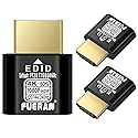 FUERAN NEW HDMI Dummy Plug 4K HDR,4K@60Hz?1440P@120/144Hz?1080P@120/144/240Hz?edid Emulator Virtual Display Adapter,hdmi Headless